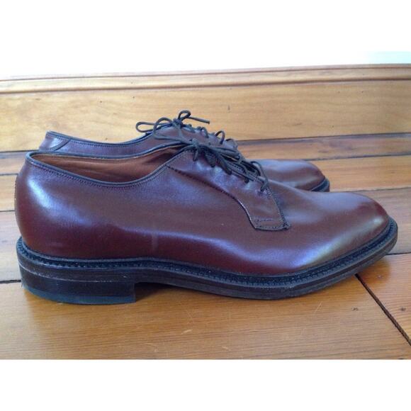 Vintage 1975 Lewis & Thos Saltz J&M Brown Leather Mens Shoes Oxfords 8C 41 main image 7